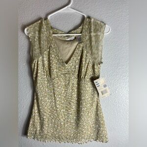 Women's Cream Patterned Blouse